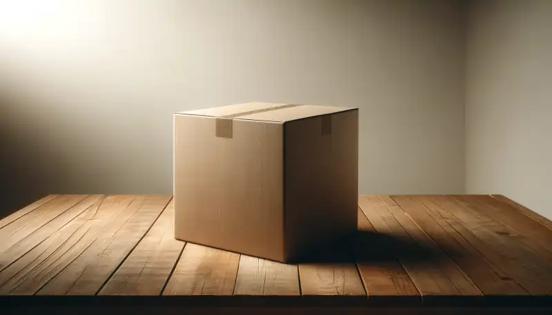 Pakkaus ilman painettua teippiä ei kerro mitään