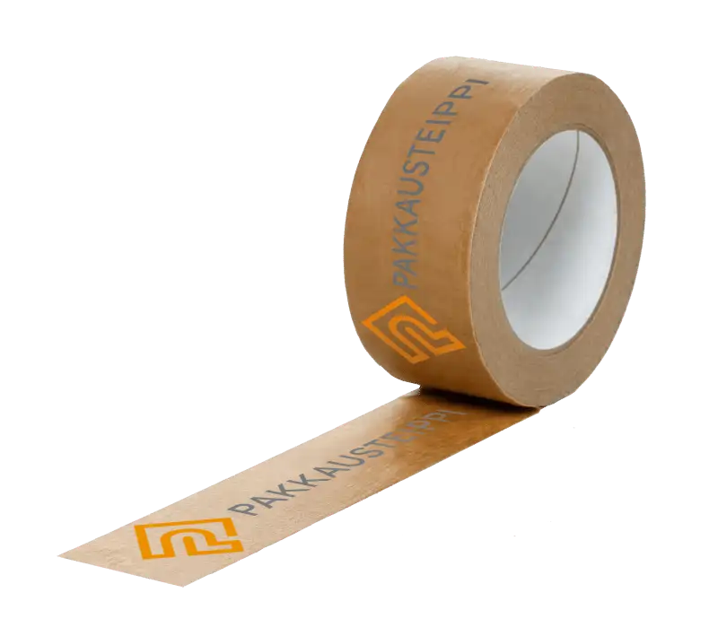 Painettu paperiteippi logolla